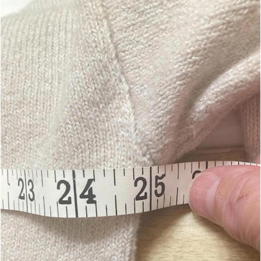 BP Nordstrom Pullover Sweater Dress in Light Cream Cotton Acrylic - Picture 8 of 10